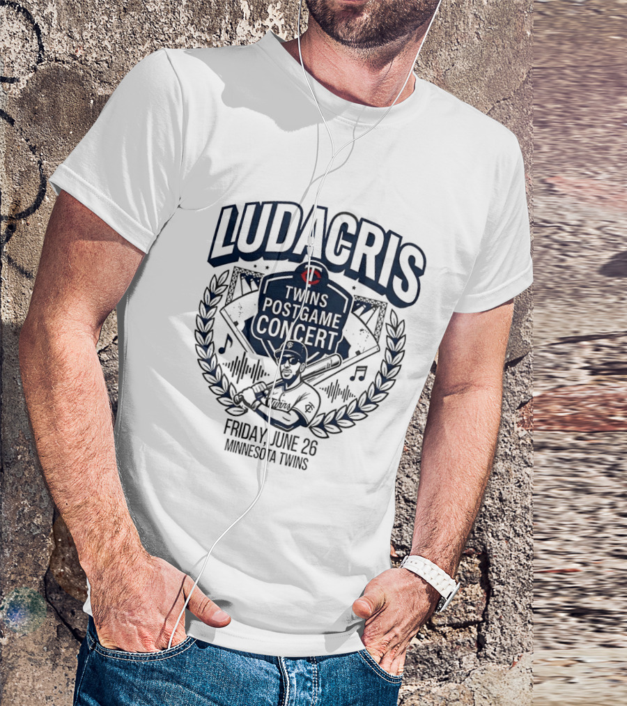 Ludacris Twins Postgame Concert Minnesota June 26 Baseball Event T-Shirt