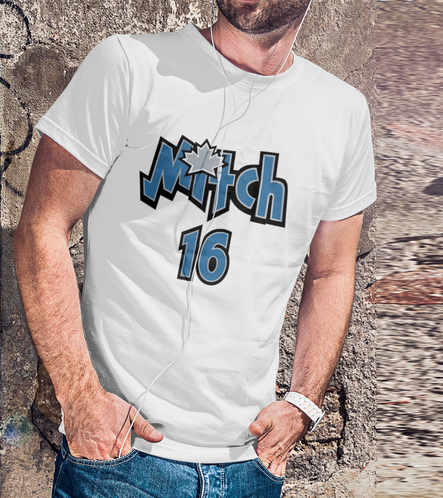 Mitch 16 Toronto Maple Leafs NHL Hockey Star T-Shirt