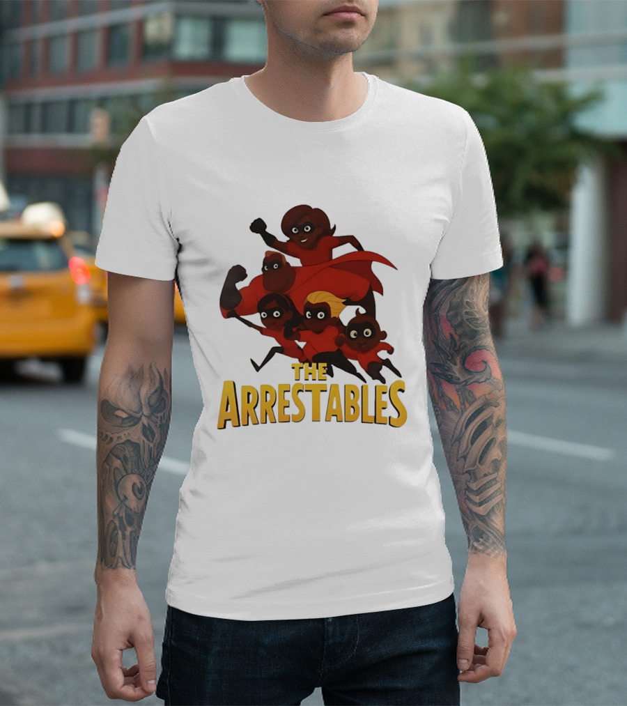 The Arrestables Family Team Superhero T-Shirt