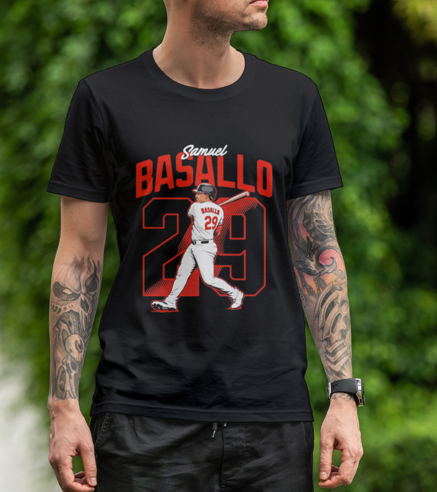 Samuel Basallo 29 Baltimore Orioles Baseball Player T-Shirt