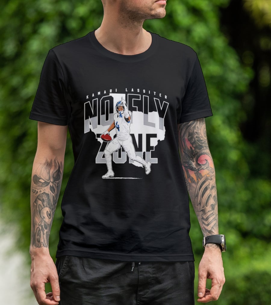 Kamari Lassiter No Fly Zone Football T-Shirt