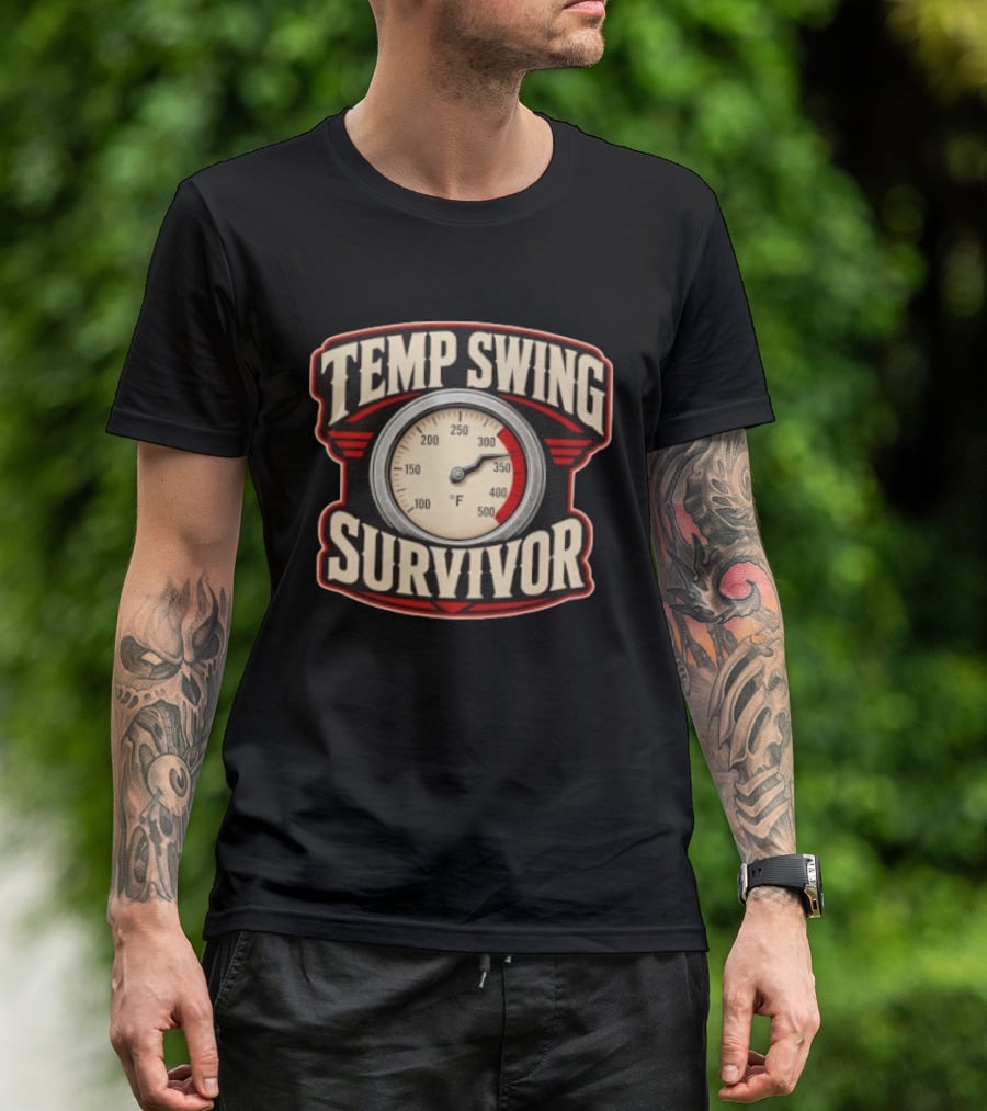 Temp Swing Survivor Thermometer T-Shirt