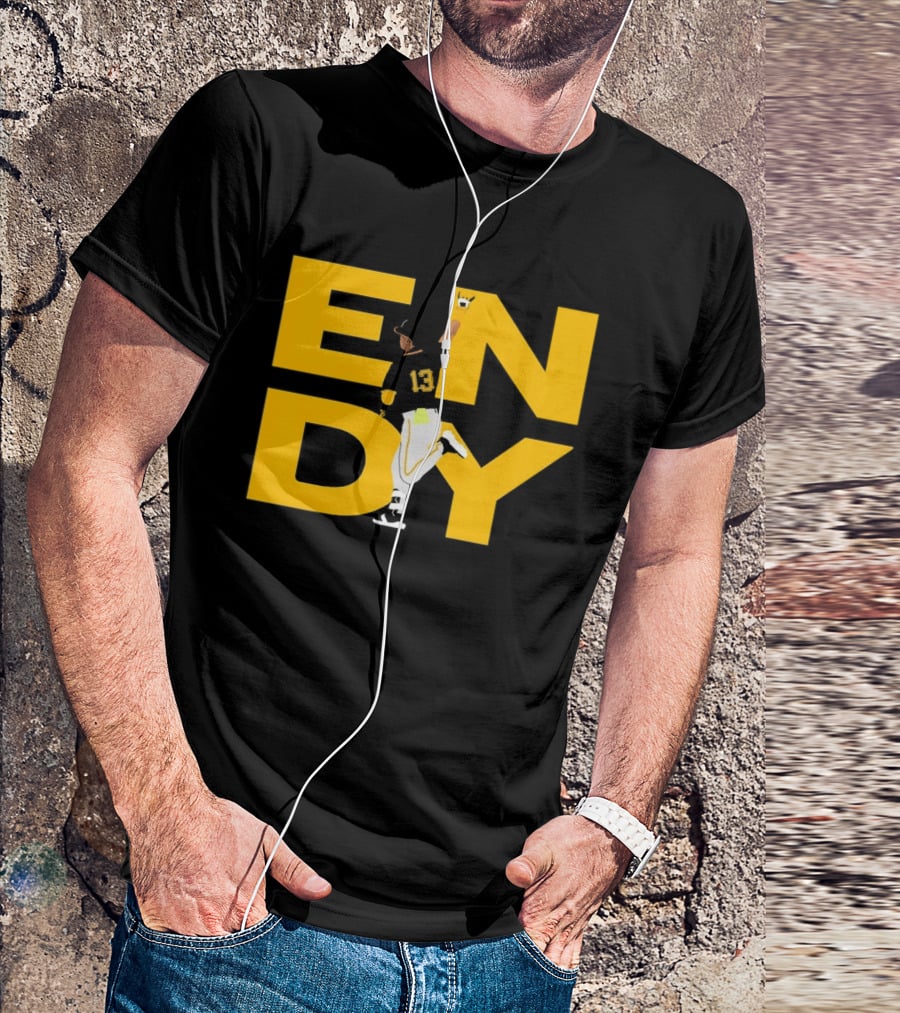 Endy Rodríguez 13 Pittsburgh Pirates Baseball T-Shirt