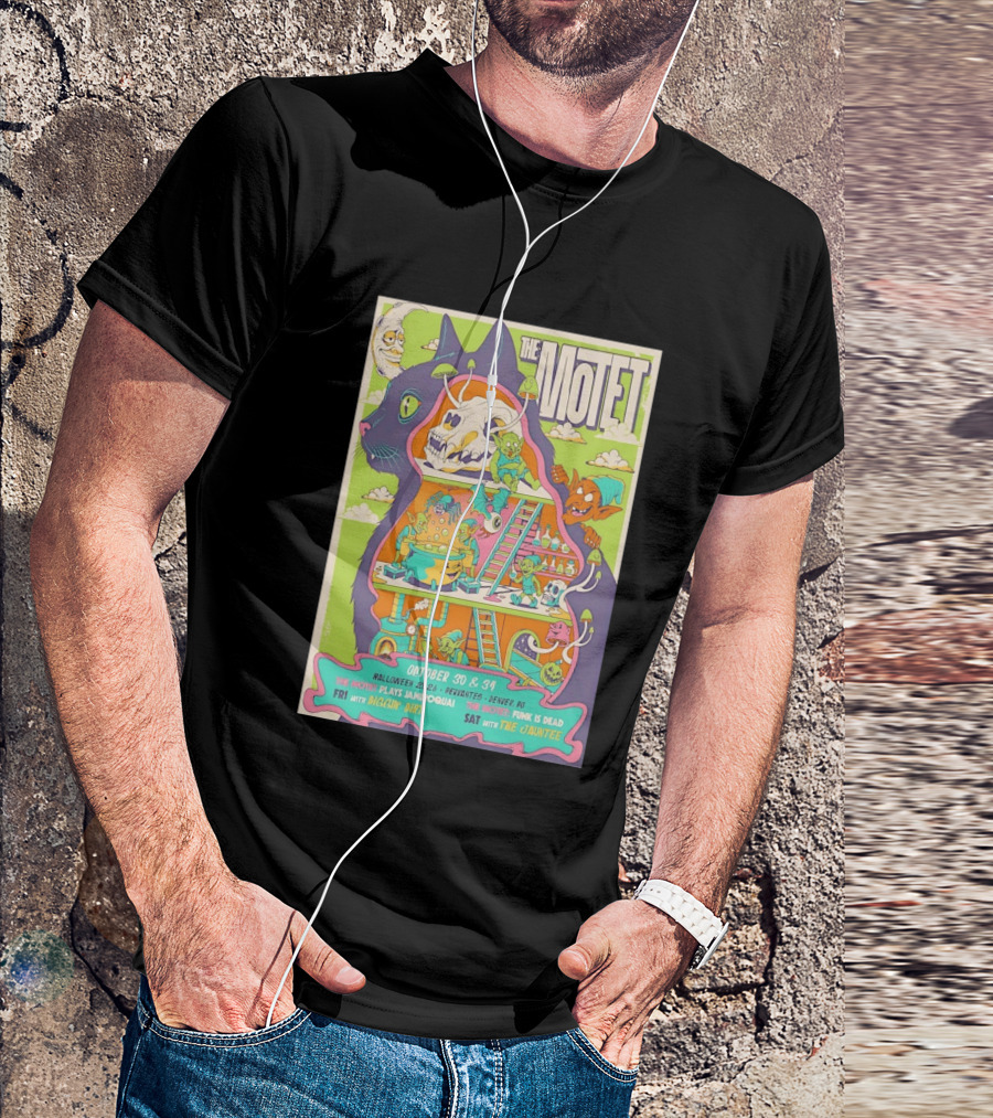 The Motet Plays Jamiroquai Halloween 2026 Cervantes Denver Concert Funk Is Dead Diggin' Dirt The Jauntee T-Shirt