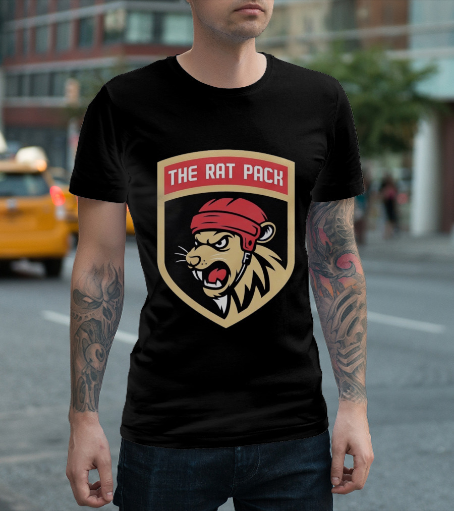 The Rat Pack Hockey Lion T-Shirt