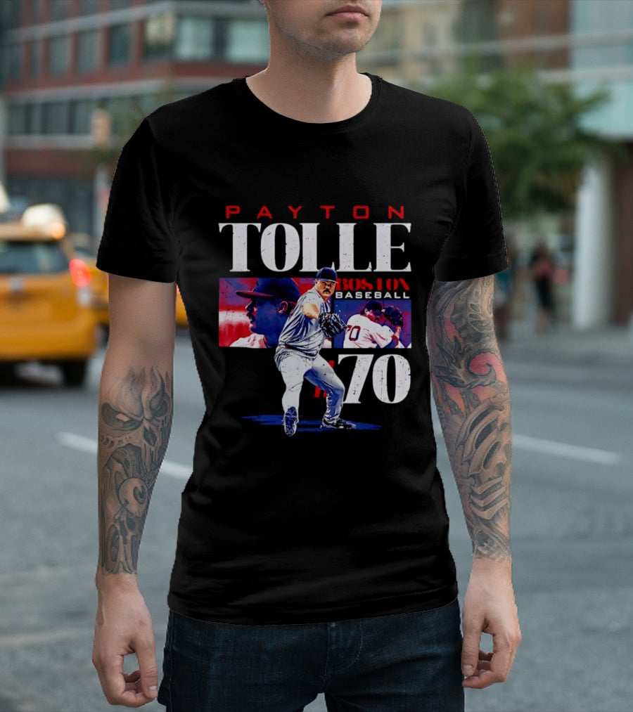 Boston Red Sox Payton Tolle 70 MLB Baseball T-Shirt