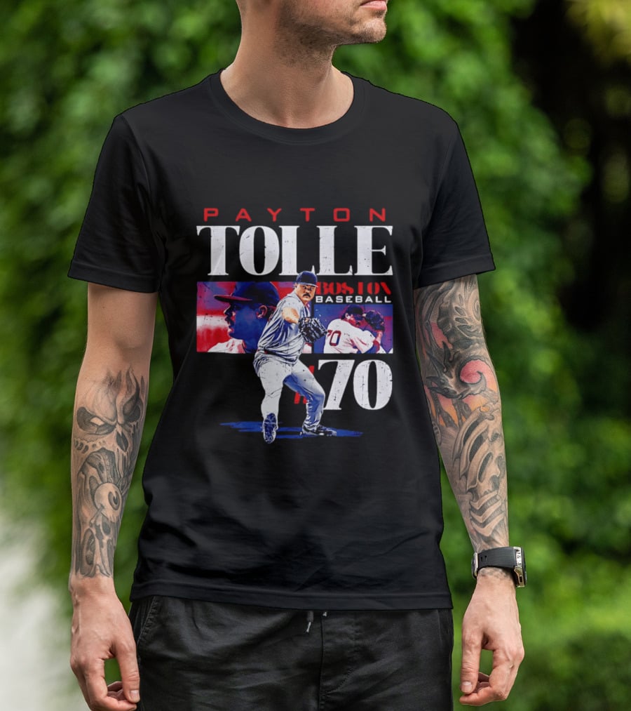 Boston Red Sox Payton Tolle 70 MLB Baseball T-Shirt