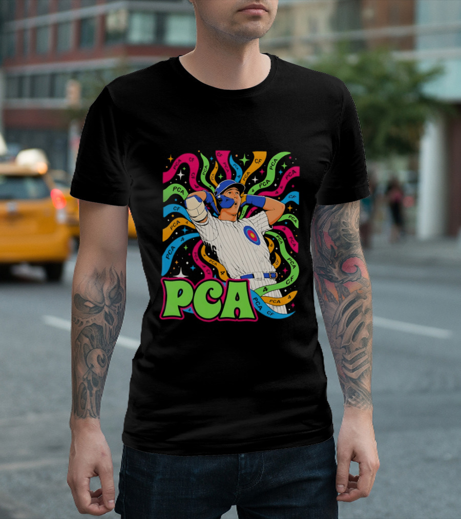 PCA Pete Crow Armstrong Chicago Cubs 90s MLB Baseball T-Shirt