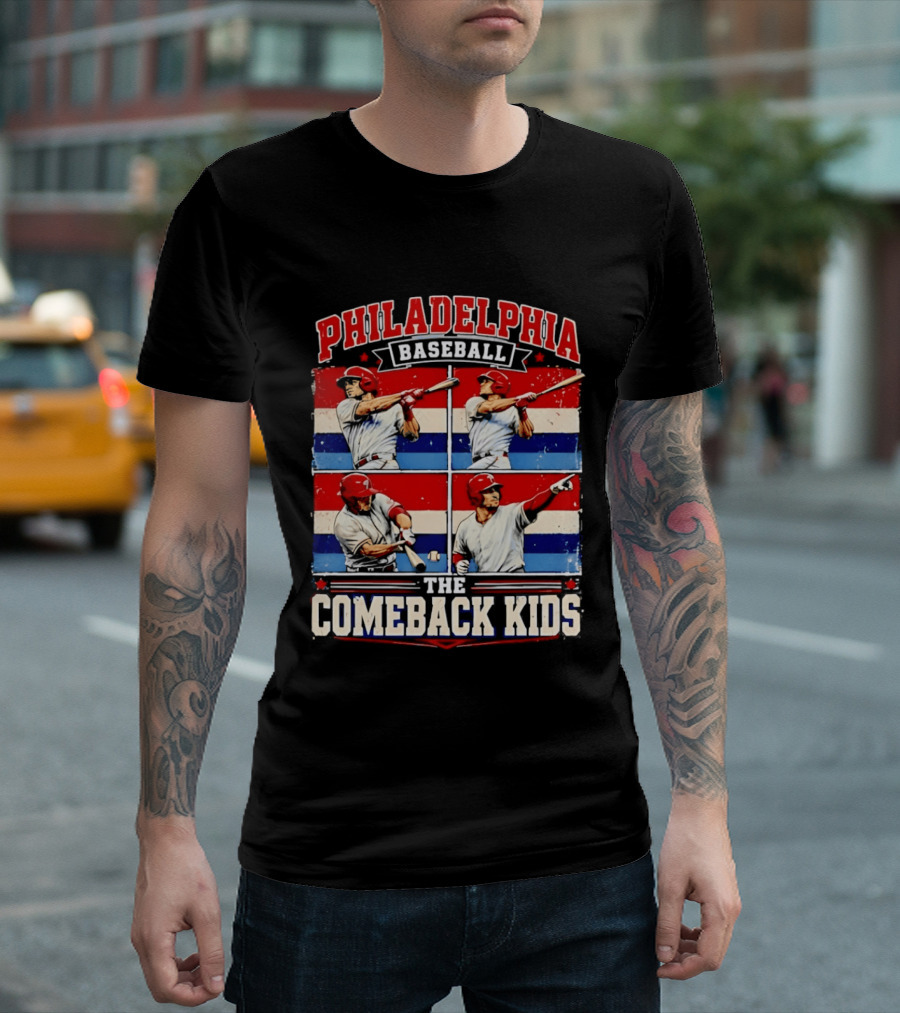Philadelphia Baseball The Comeback Kids T-Shirt