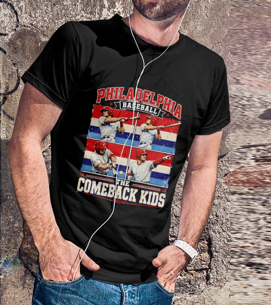 Philadelphia Baseball The Comeback Kids T-Shirt