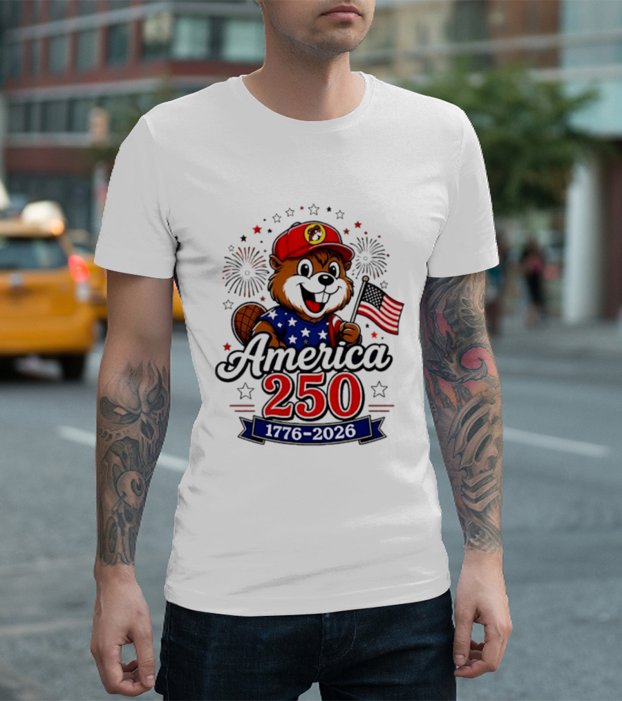 Buc Ee's 1776 2026 America 250 Years Of Freedom Celebration T-Shirt