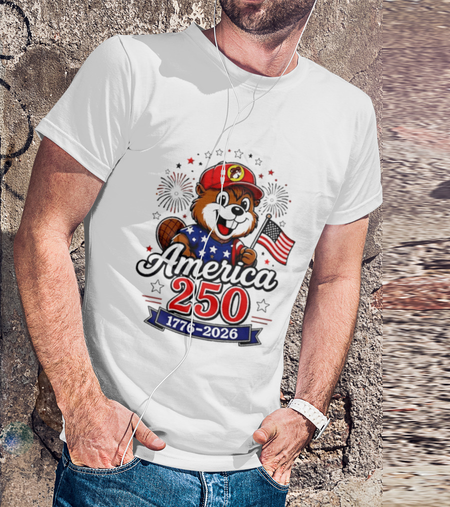 Buc Ee's 1776 2026 America 250 Years Of Freedom Celebration T-Shirt