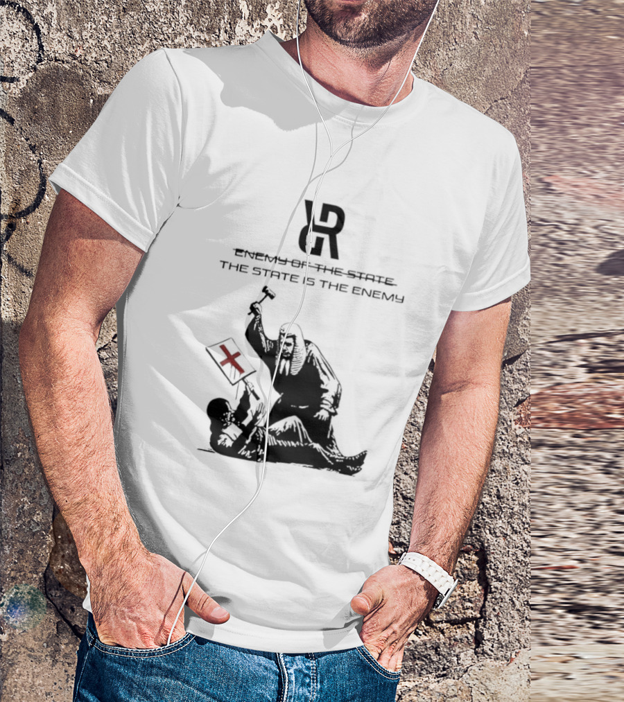 Revolutionary Struggle Judging The State Is The Enemy Political Protest T-Shirt