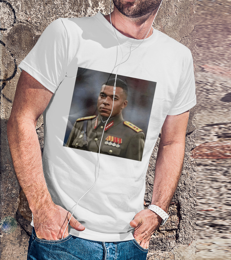Kylian Mbappe Military Uniform Real Madrid Dictator T-Shirt