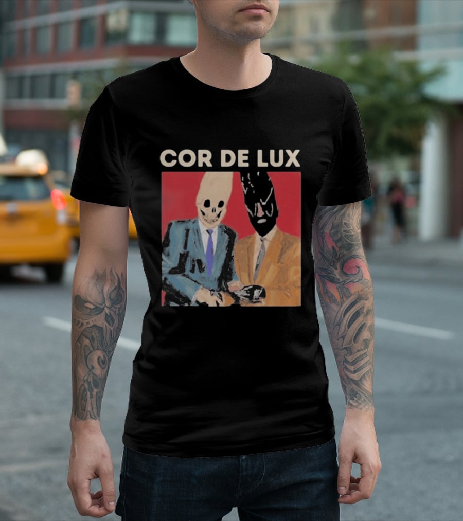 COR DE LUX Surreal Suited Figures T-Shirt