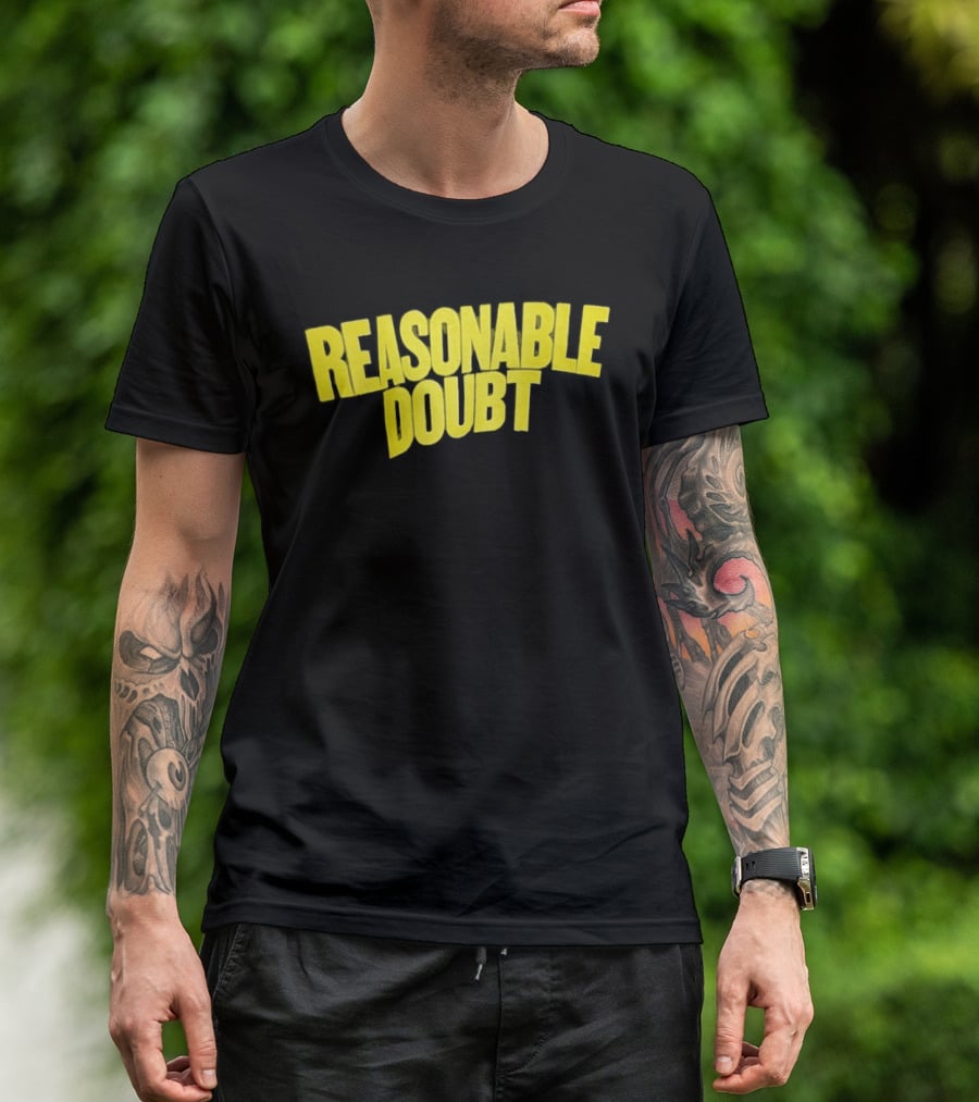 Reasonable Doubt Jay Z Hip Hop Rap Album Classic Bold Yellow T-Shirt
