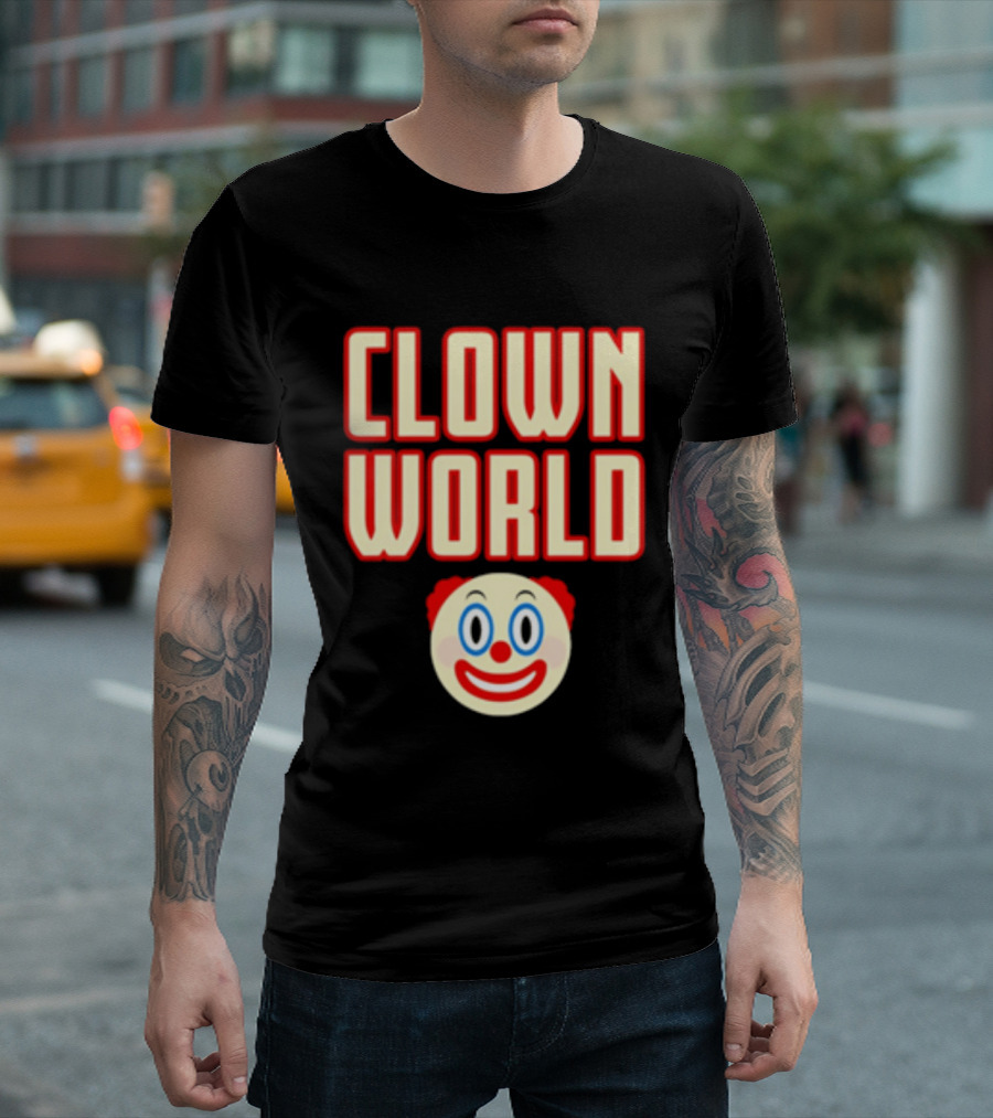 Clown World Satire Humor Iconic Face T-Shirt