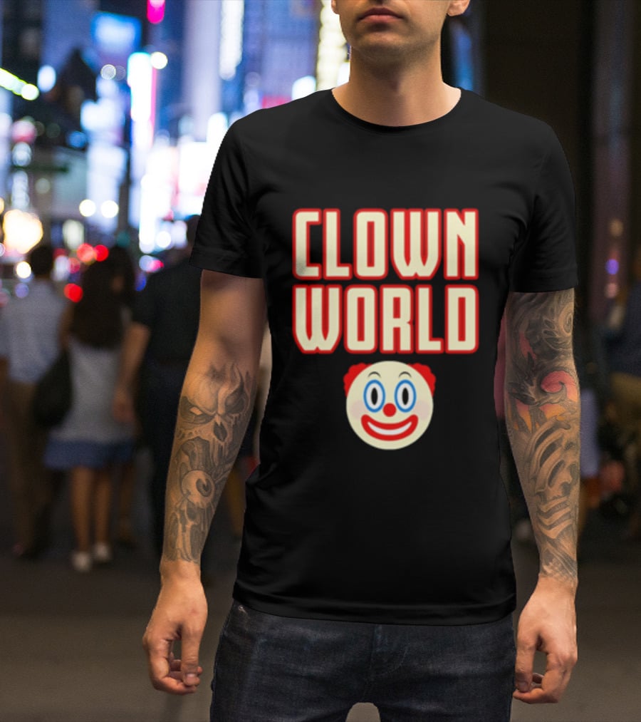 Clown World Satire Humor Iconic Face T-Shirt