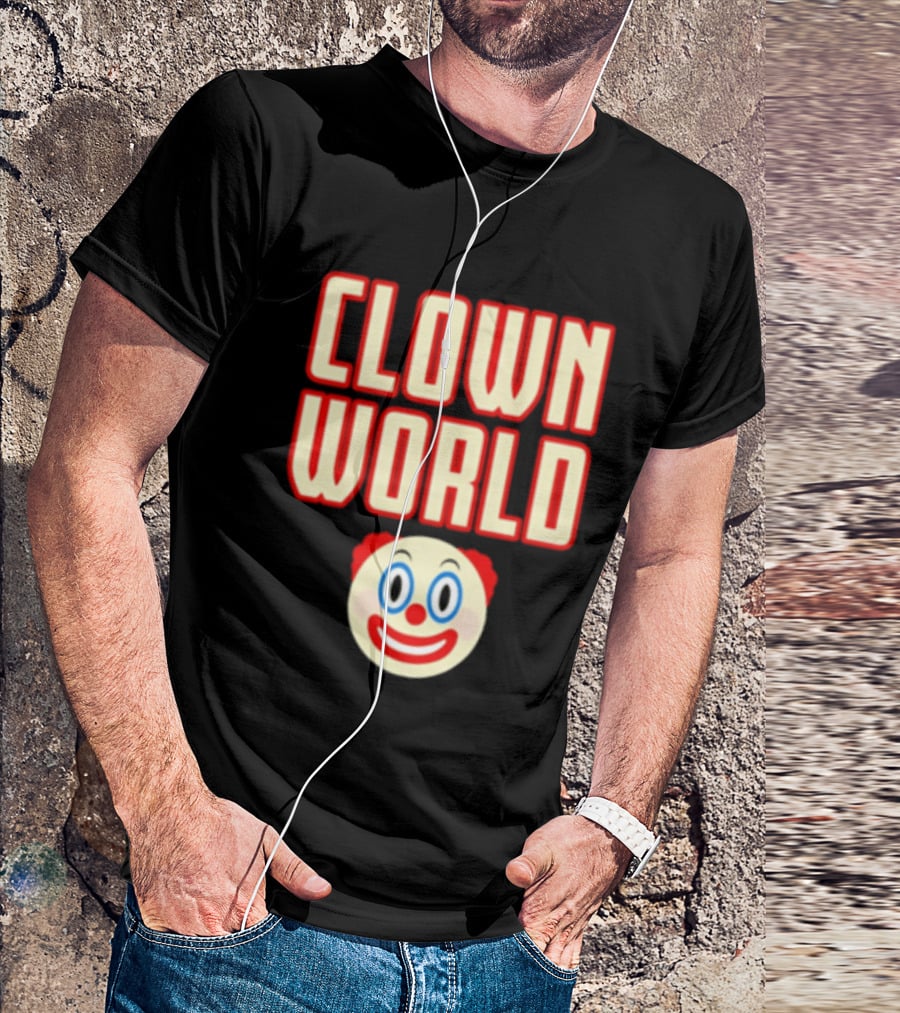 Clown World Satire Humor Iconic Face T-Shirt