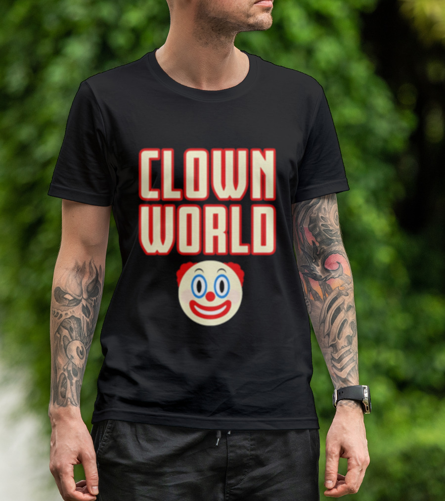 Clown World Satire Humor Iconic Face T-Shirt