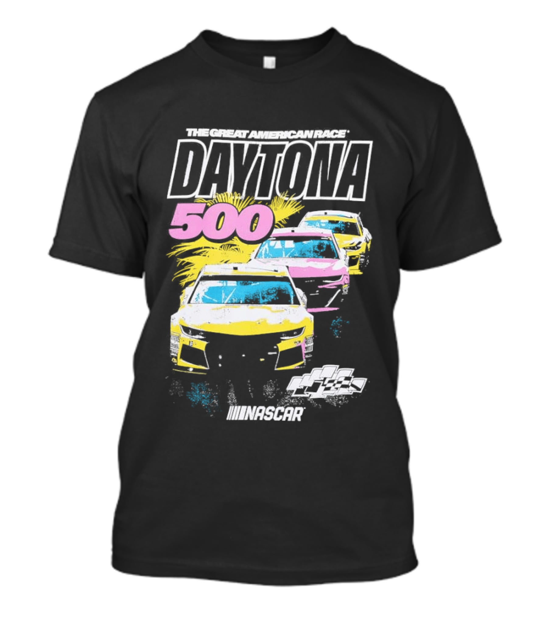 Daytona 500 NASCAR Racing The Great American Race Stock Car Competition T-Shirt