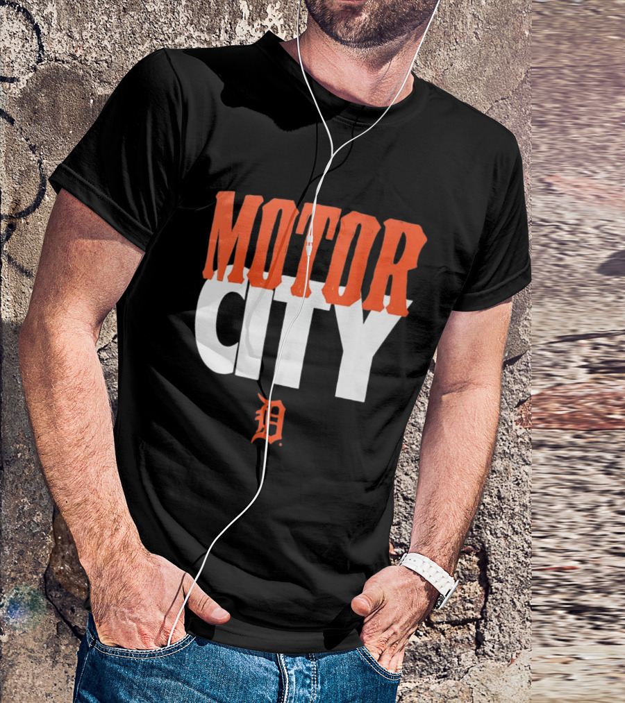 Detroit Tigers Motor City MLB Baseball Team Fan Gear T-Shirt