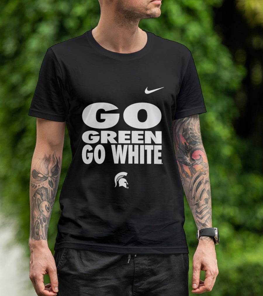 Nike Michigan State Spartans Go Green Go White T-Shirt
