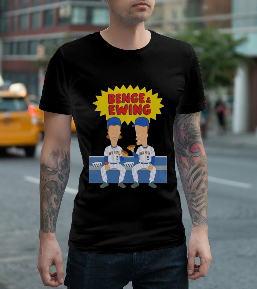 Benge & Ewing New York Mets Beavis And Butt Head T-Shirt