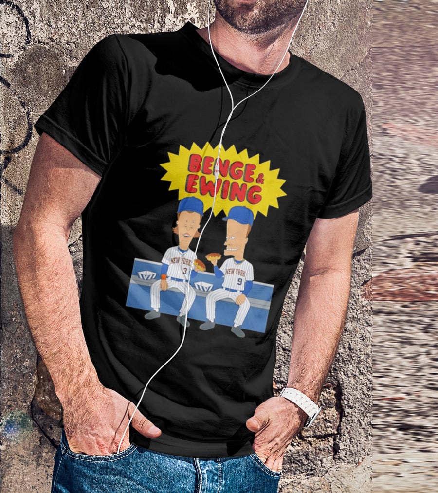 Benge & Ewing New York Mets Beavis And Butt Head T-Shirt