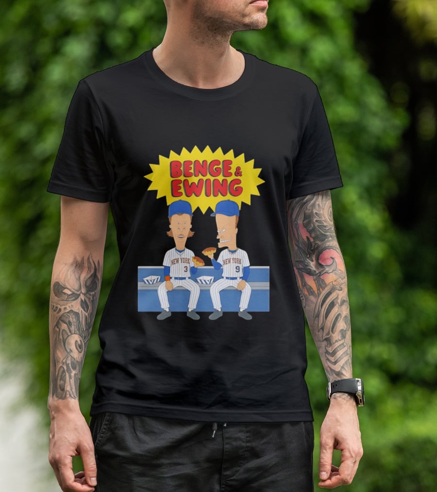 Benge & Ewing New York Mets Beavis And Butt Head T-Shirt