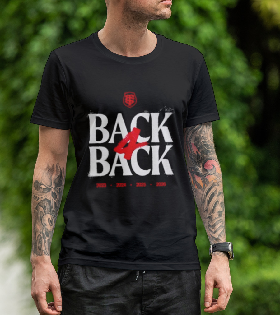 Stade Toulousain Back To Back 4 Times T-Shirt
