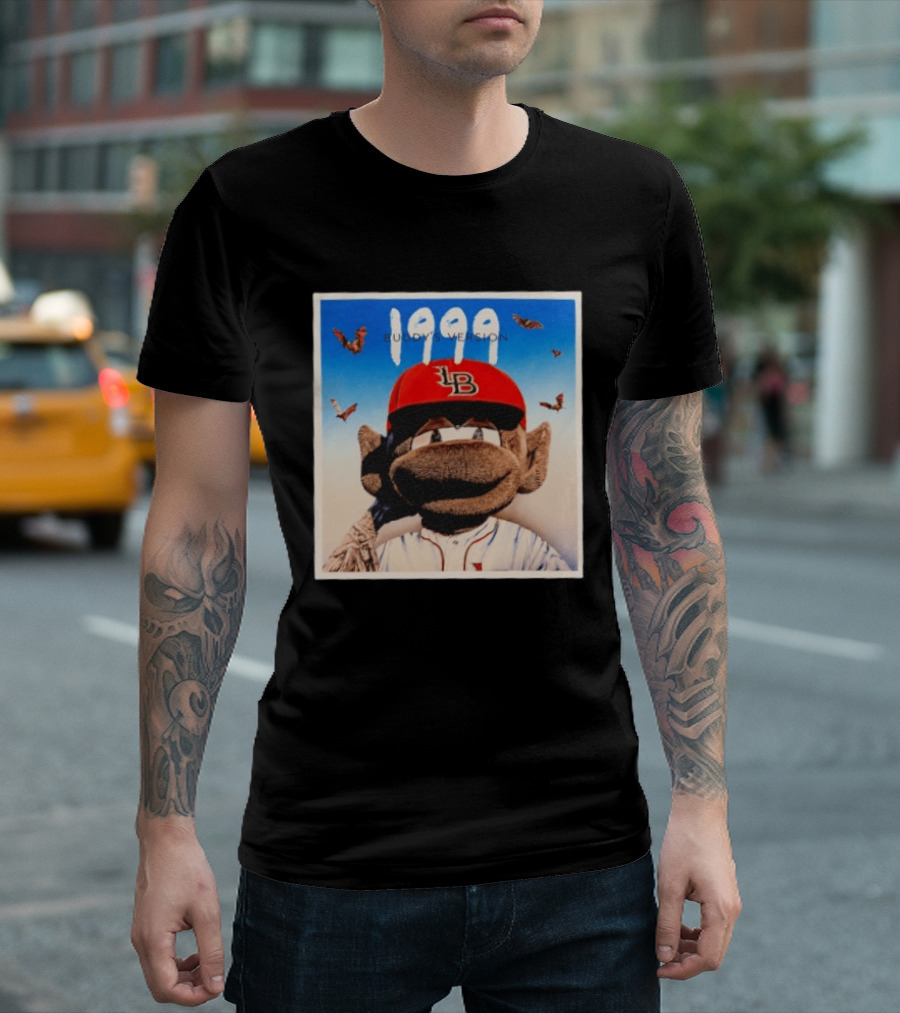 1999 Buddy's Version LB Red Cap Baseball T-Shirt