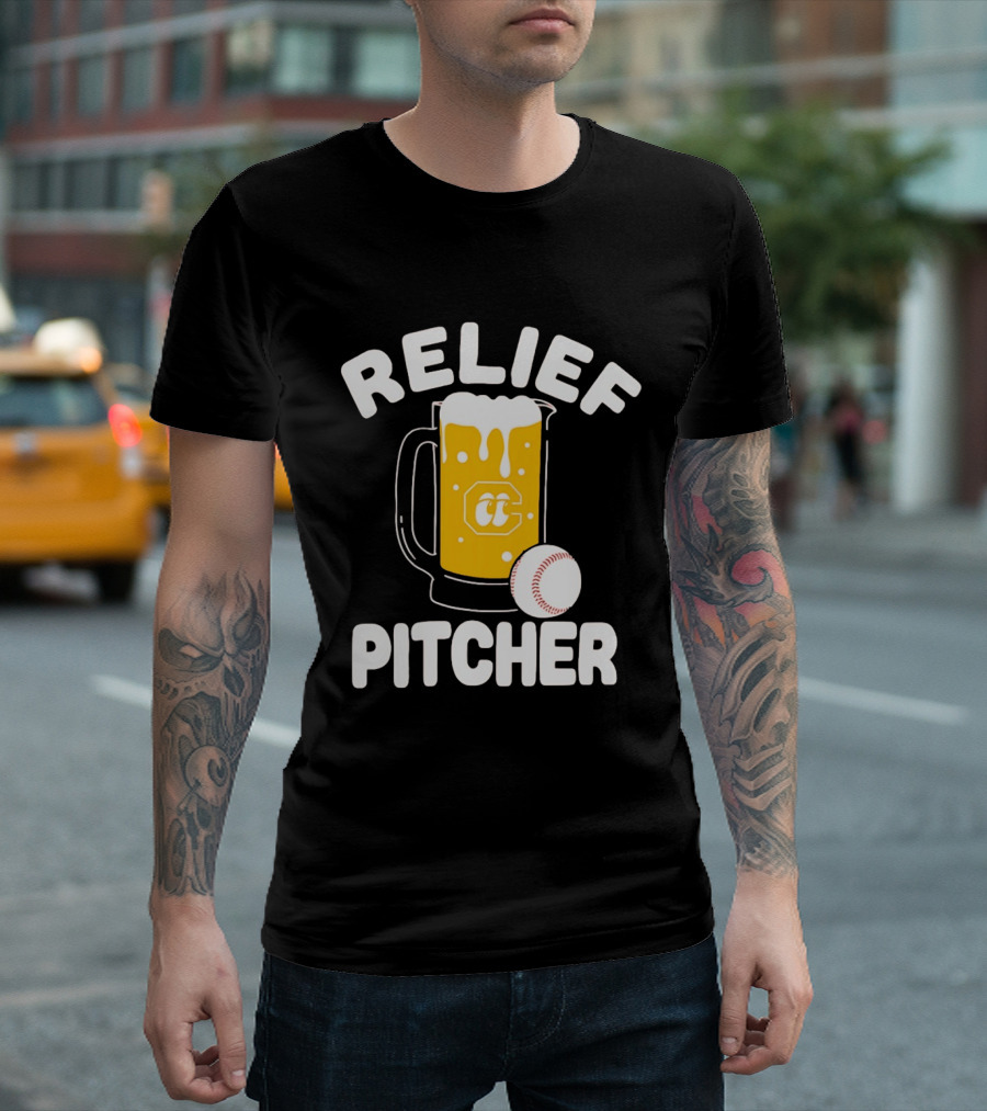 Chattanooga Lookouts Relief Pitcher Beer Baseball C T-Shirt