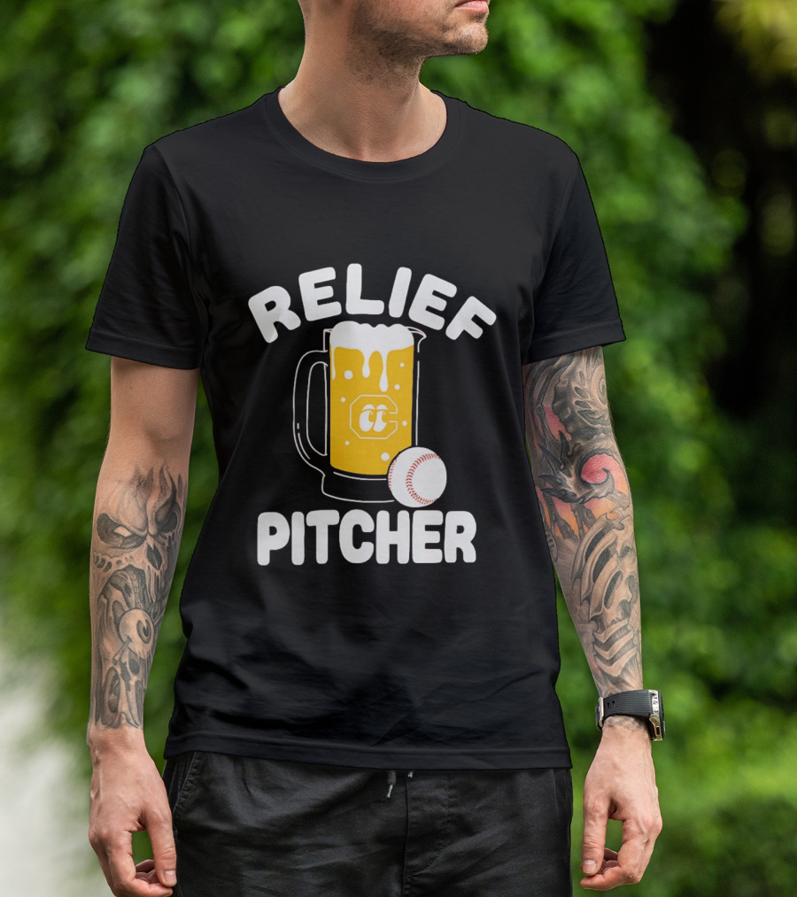 Chattanooga Lookouts Relief Pitcher Beer Baseball C T-Shirt