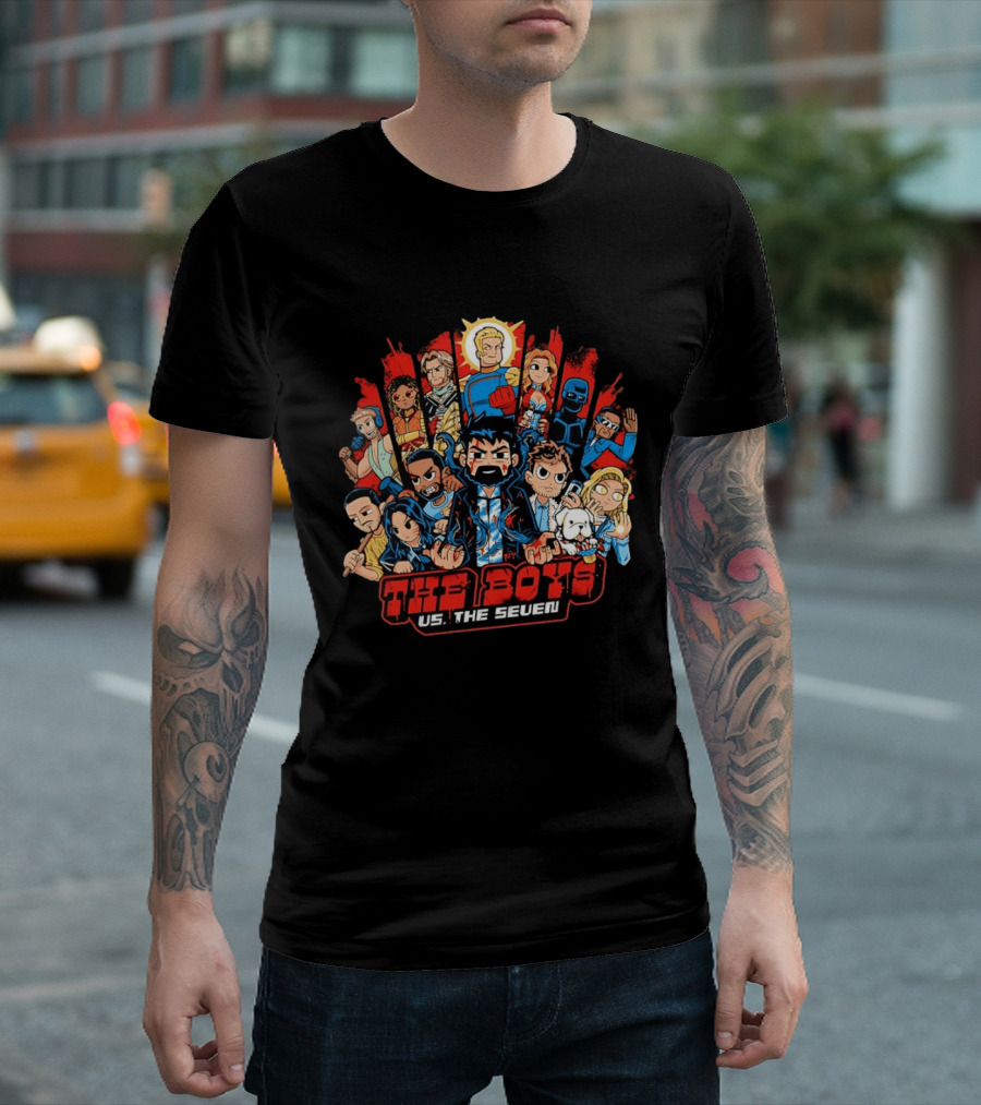 The Boys Vs The Seven Scott Pilgrim T-Shirt