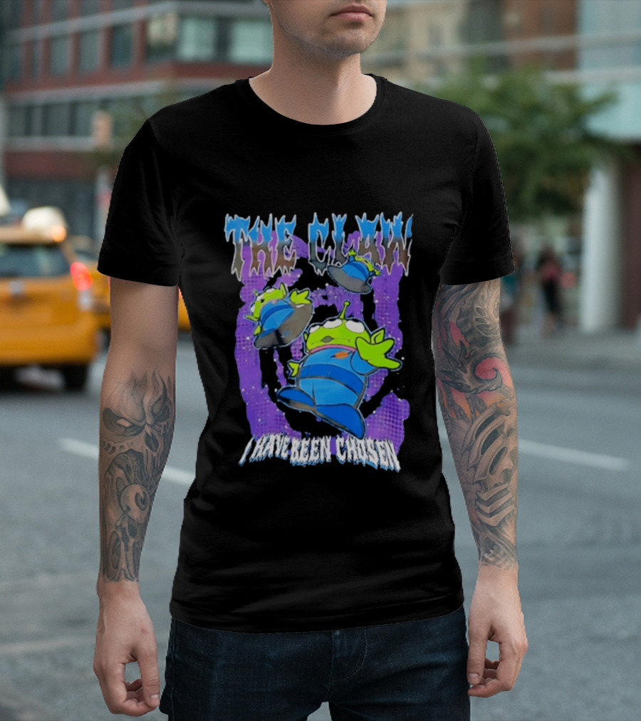 Toy Story Aliens The Claw I Have Been Chosen Pixar Movie Iconic Scene T-Shirt