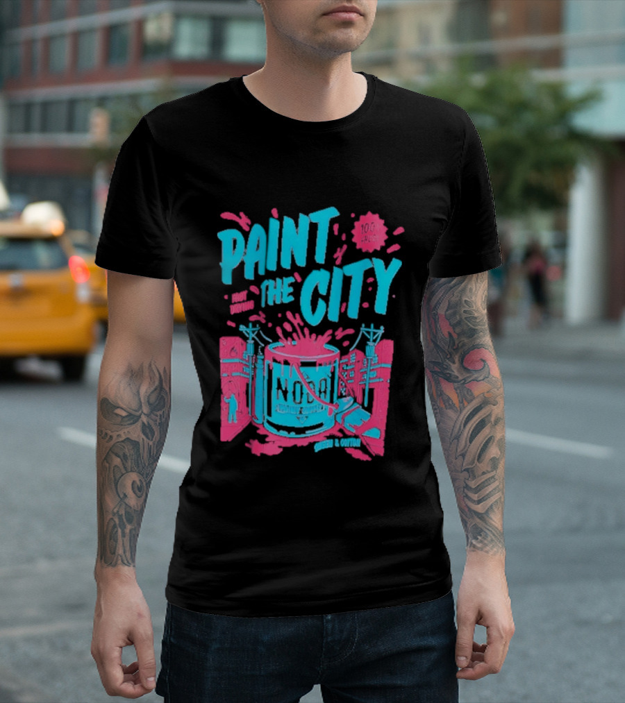 Paint The City Nola New Orleans Drew Orleans T-Shirt