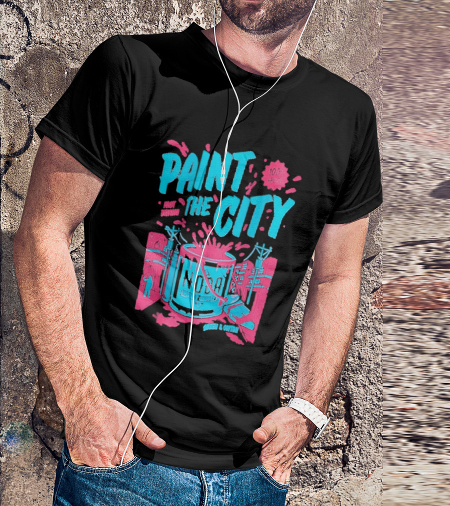 Paint The City Nola New Orleans Drew Orleans T-Shirt