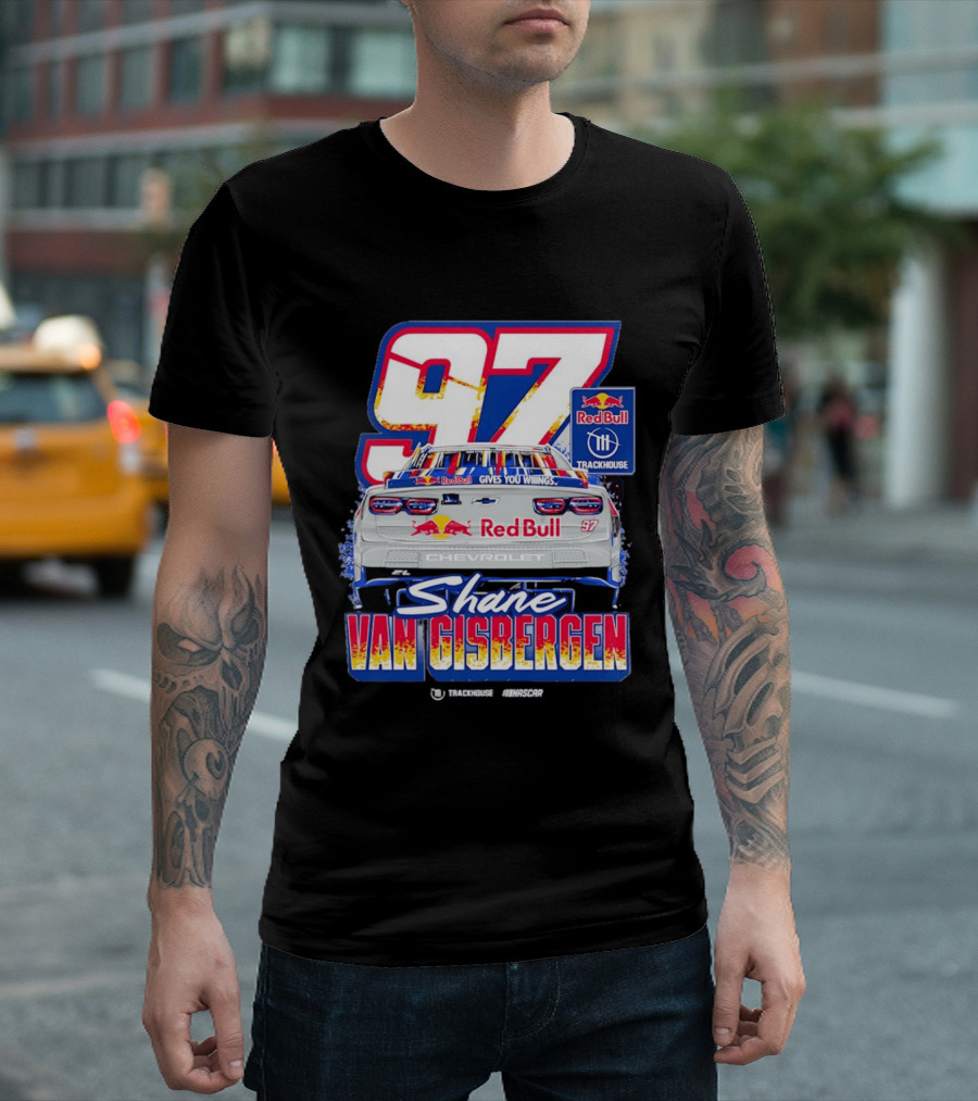 Shane Van Gisbergen 97 Red Bull Trackhouse NASCAR Chevrolet T-Shirt
