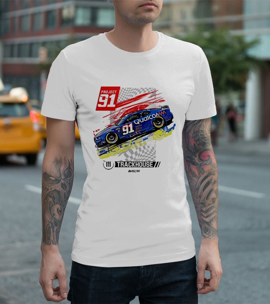 Project 91 Trackhouse Racing Qualcomm NASCAR T-Shirt