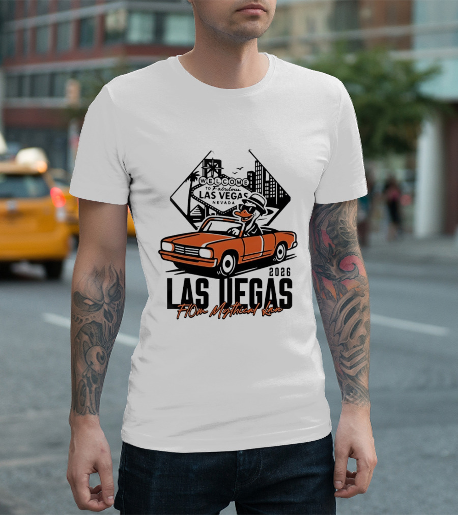 Las Vegas 2026 Duck Driving Convertible Flom Mythical Lan T-Shirt