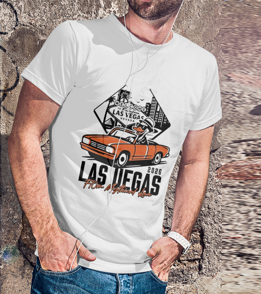 Las Vegas 2026 Duck Driving Convertible Flom Mythical Lan T-Shirt