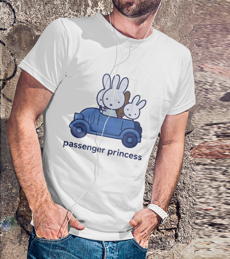 Miffy Passenger Princess Bunny Rabbit Car Ride T-Shirt