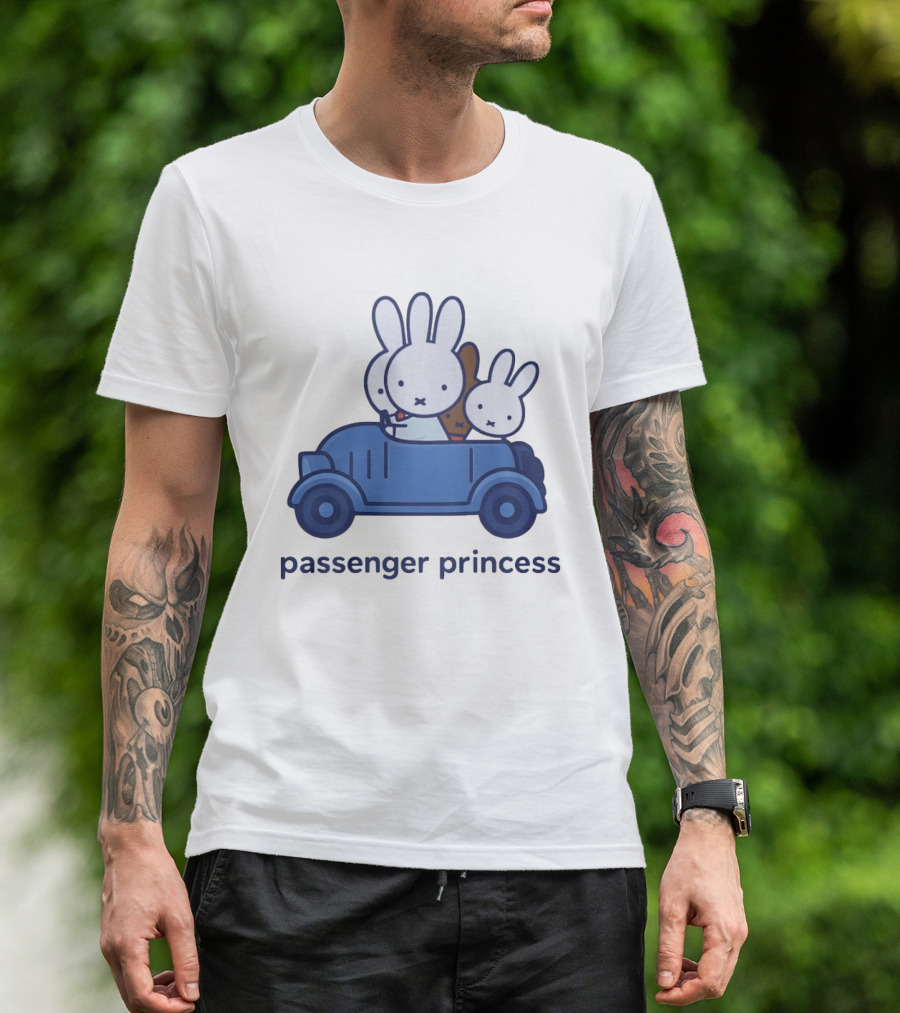 Miffy Passenger Princess Bunny Rabbit Car Ride T-Shirt
