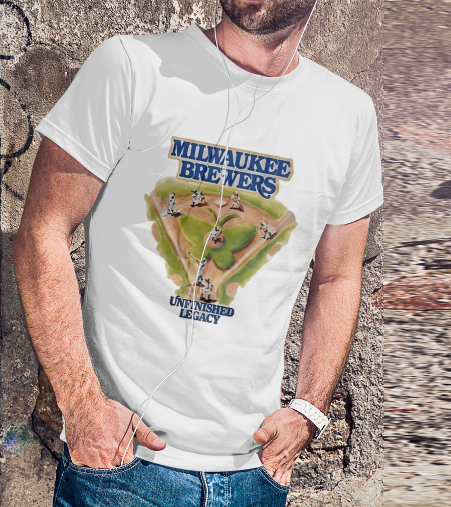 Milwaukee Brewers Unfinished Legacy Baseball Field T-Shirt