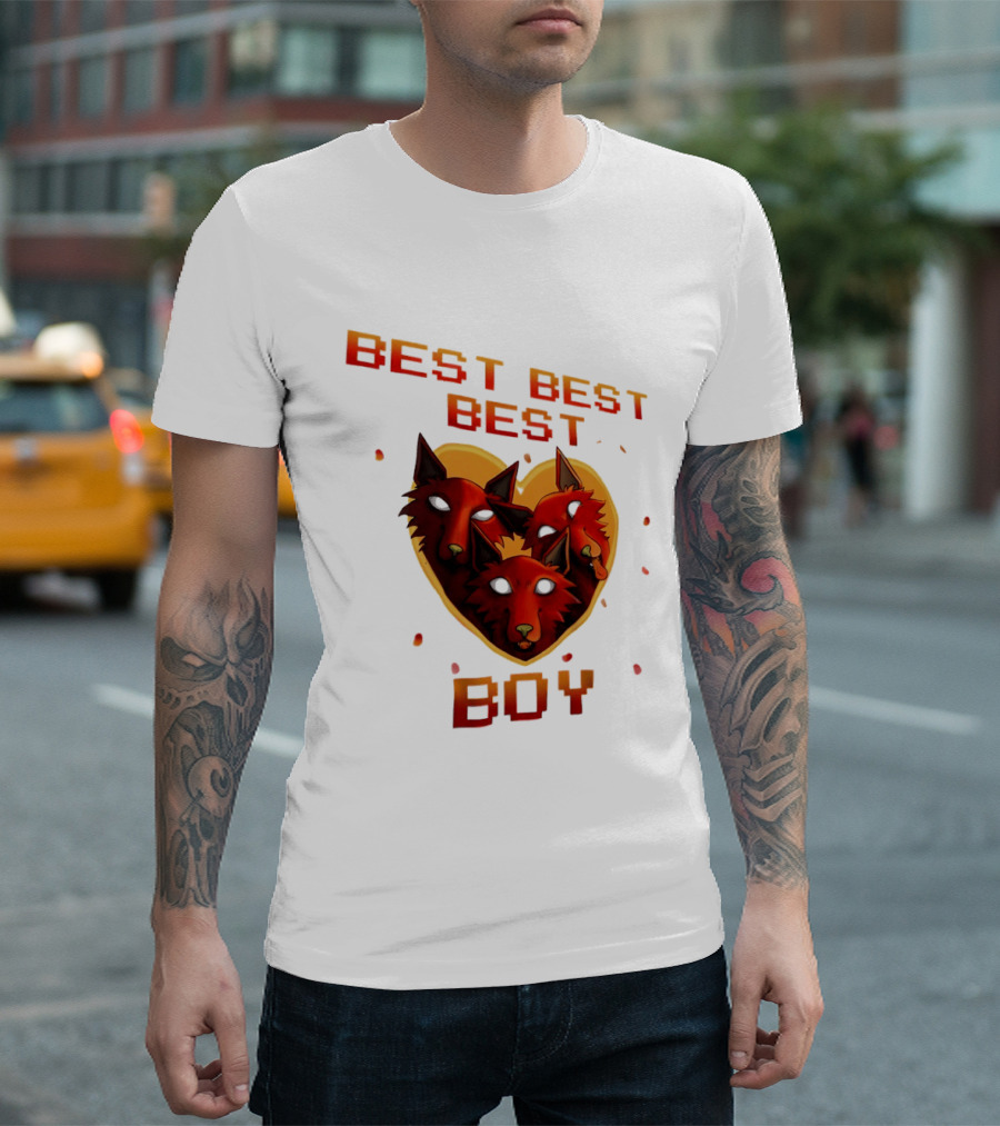 BEST BEST BEST BOY Fox Trio T-Shirt