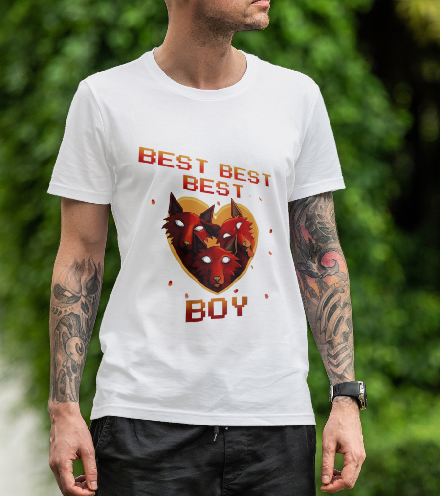 BEST BEST BEST BOY Fox Trio T-Shirt