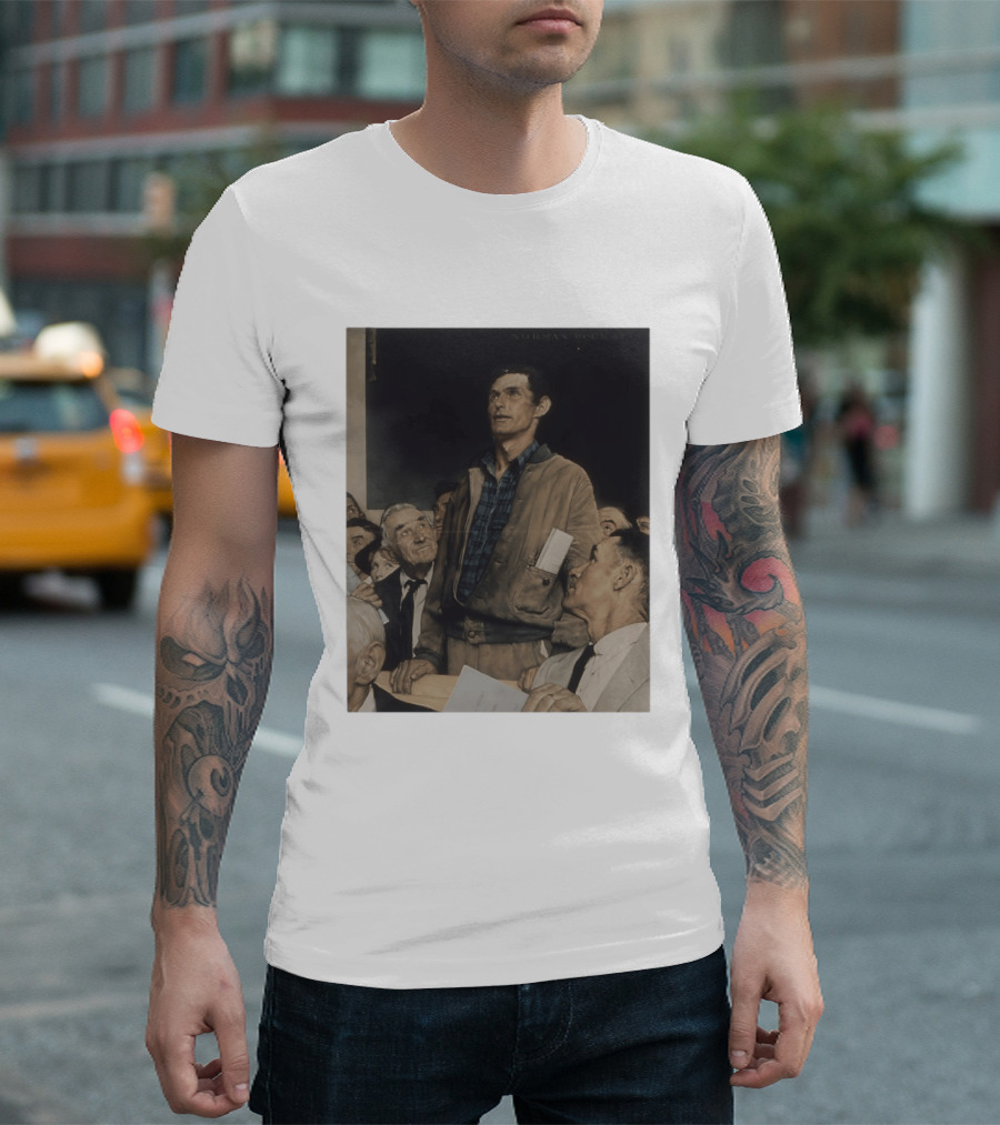 Norman Rockwell Four Freedoms 1943 Freedom Of Speech Timeless T-Shirt
