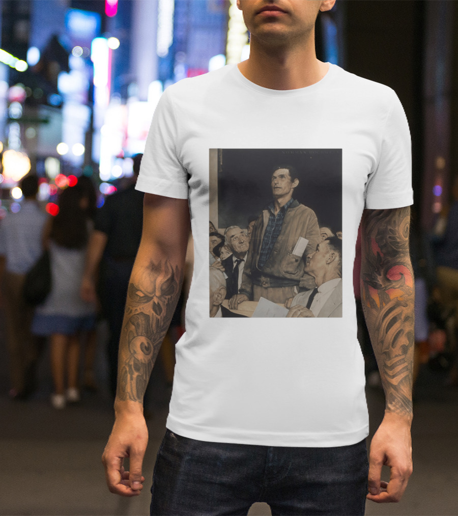 Norman Rockwell Four Freedoms 1943 Freedom Of Speech Timeless T-Shirt