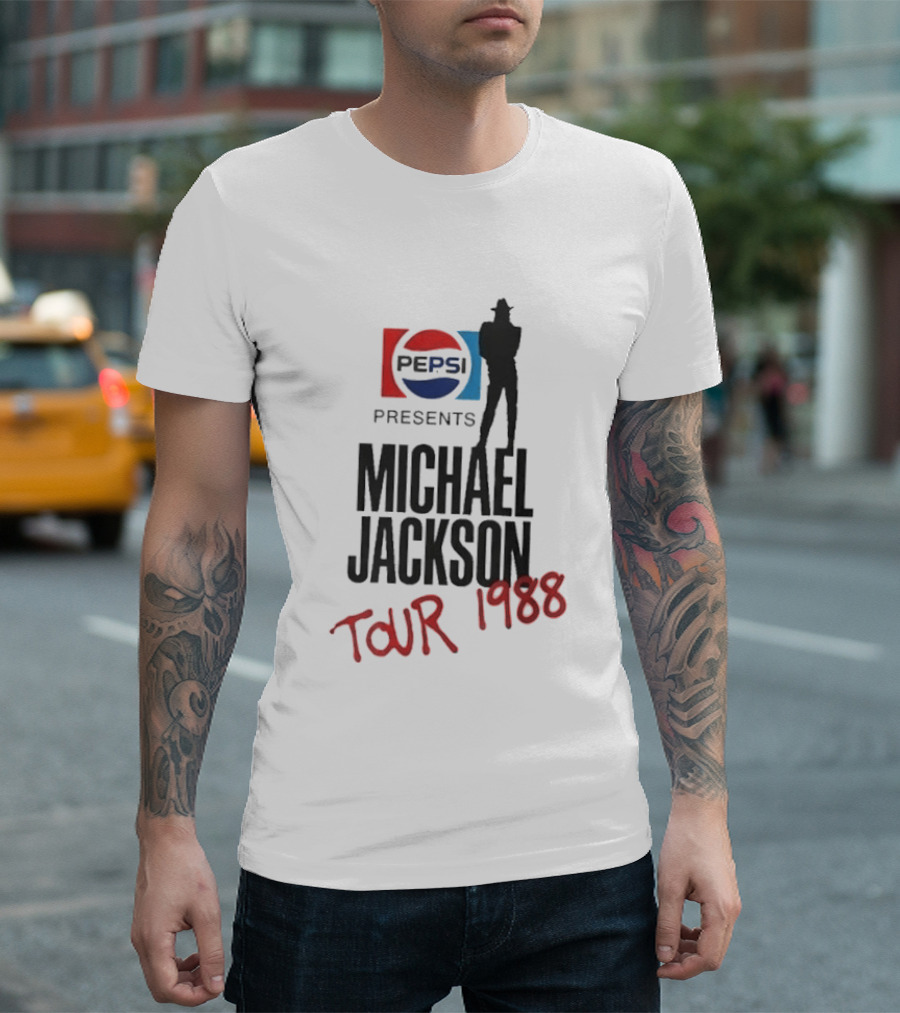Pepsi Presents Michael Jackson Tour 1988 T-Shirt